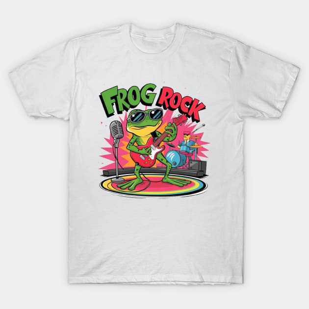 Frog rock T-Shirt by Greeny Hut